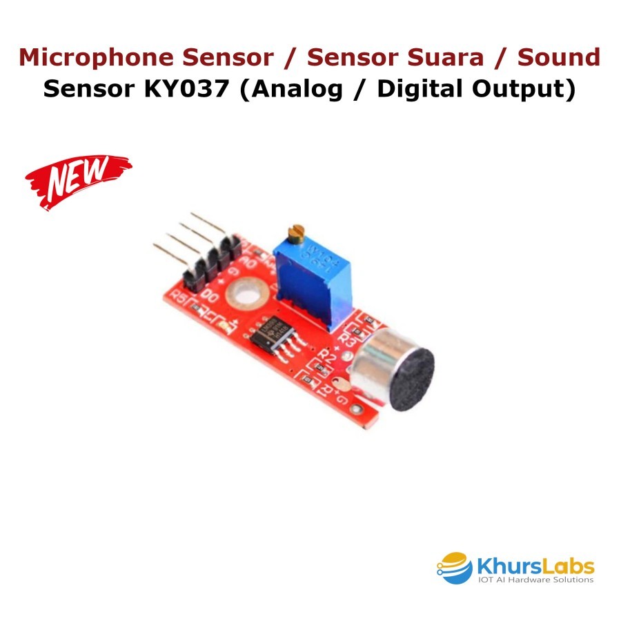 Microphone Sensor / Sensor Suara / Sound Sensor for Arduino KY 037
