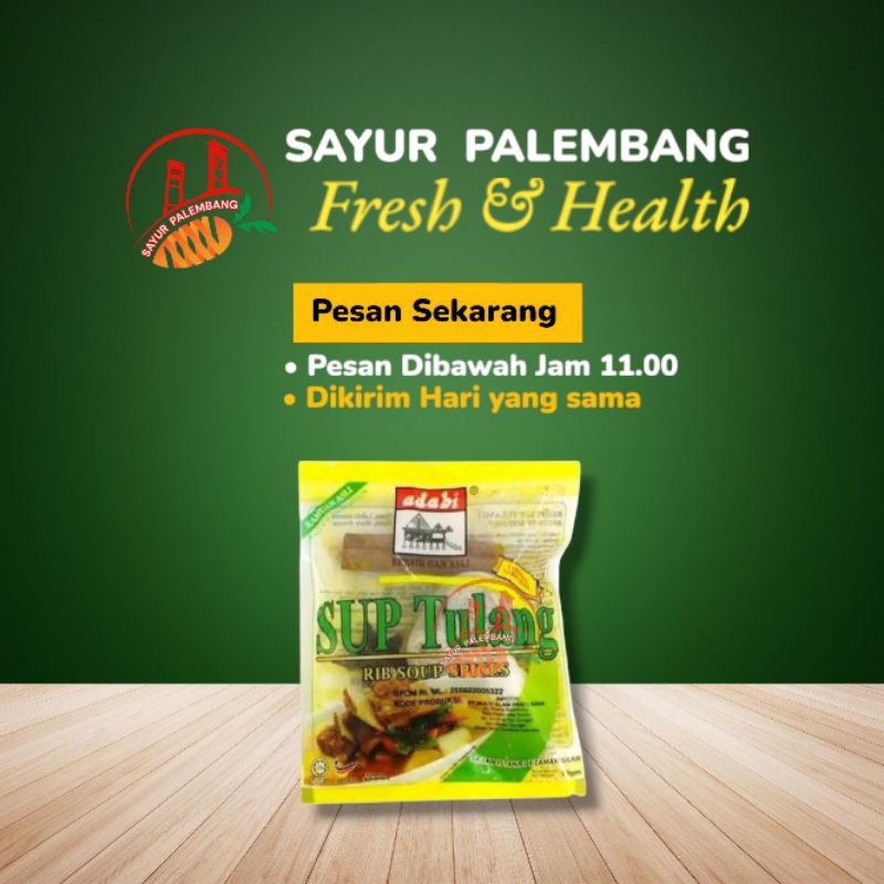 

Bumbu Instan Sup Tulang Adabi 13Gram - Sayur Palembang