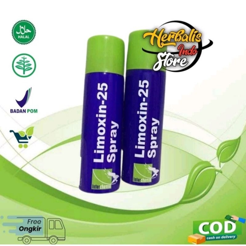 Obat Luka Hewan Limoxin 25 Spray - Antibiotik Hewan untuk Luka Luar