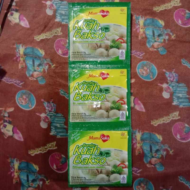 

[12pcs] Mama Suka Bumbu Kuah Bakso 8g