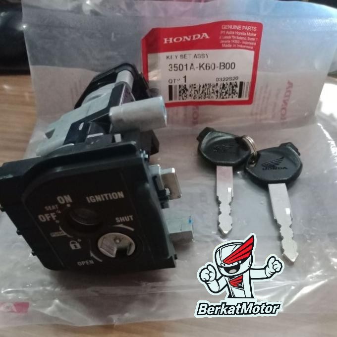 KUNCI KONTAK VARIO 150 FI 3501A-K60-B00 ORIGINAL HONDA