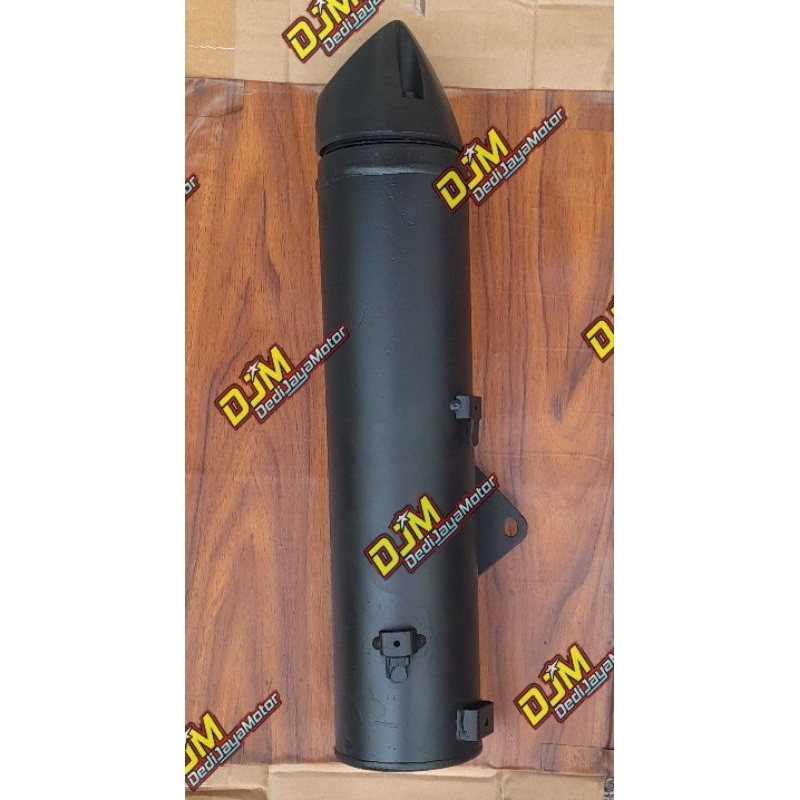 CLINCER KNALPOT ORI SATRIA FU FACELIFT BLACK PEDATOR