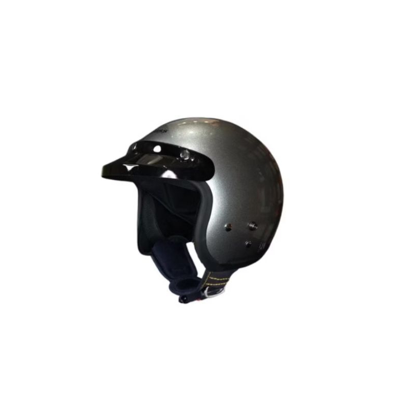 Helm Cargloss CFM Solid Original - warna Silver