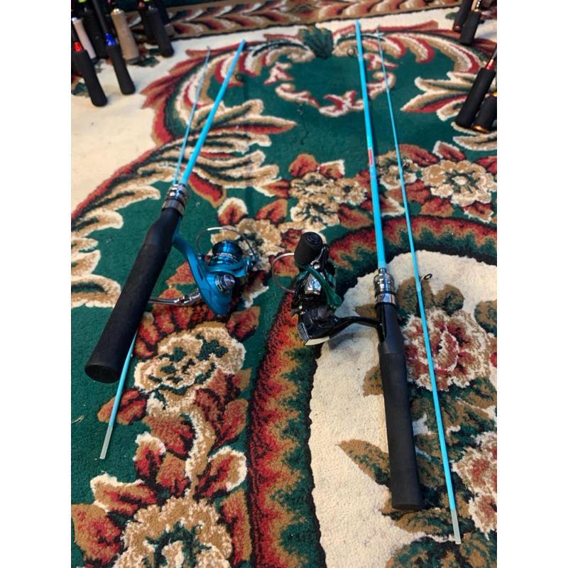 joran solid buntu satu set reel zorro 1000-2000