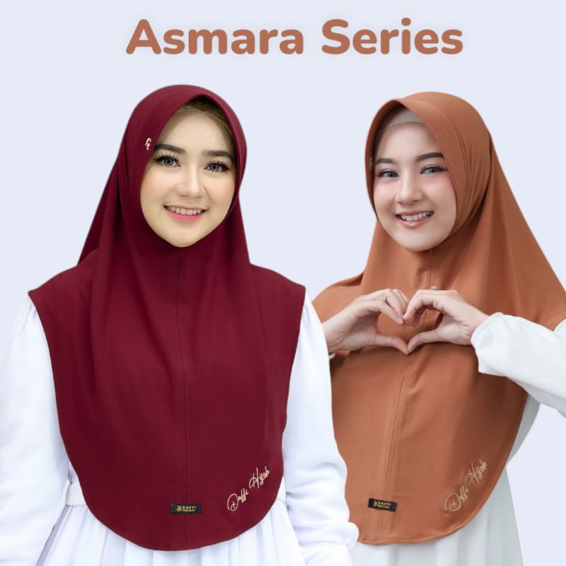 ASMARA HIJAB INSTAN TERBARU JILBAB INSTAN BORDIR DAFFI HIJAB TERBARU