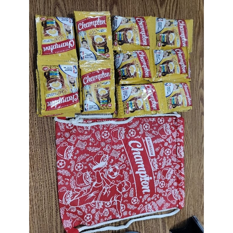 

Susu champion 5 renceng+hadiah tas serut exp Des 2025