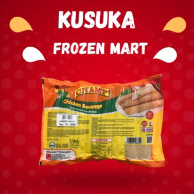 

CHAMP SOSIS CHICKEN SAUSAGE 500gr