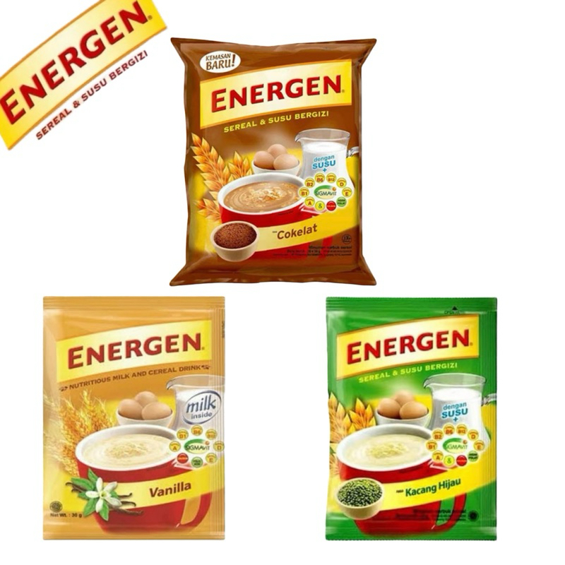 

energen sereal dan susu bergizi 1 chaset