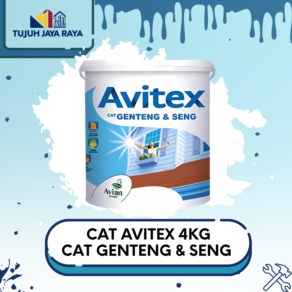 CAT GENTENG DAN SENG. CAT AVITEX 4KG