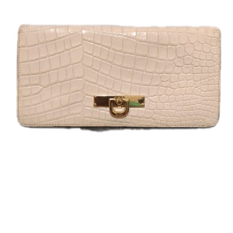 Dompet bren DKNY kulit croco