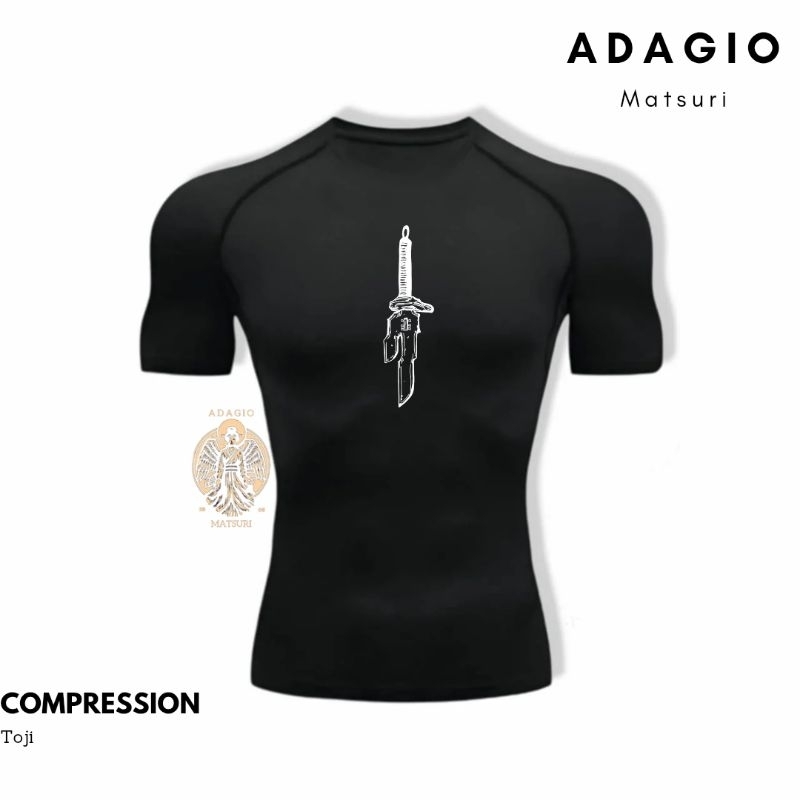 Baju Kaos Olahraga Kompresi Ketat Jujutsu Kaisen Toji/ Baju Toji/ Kaos Olahraga Toji