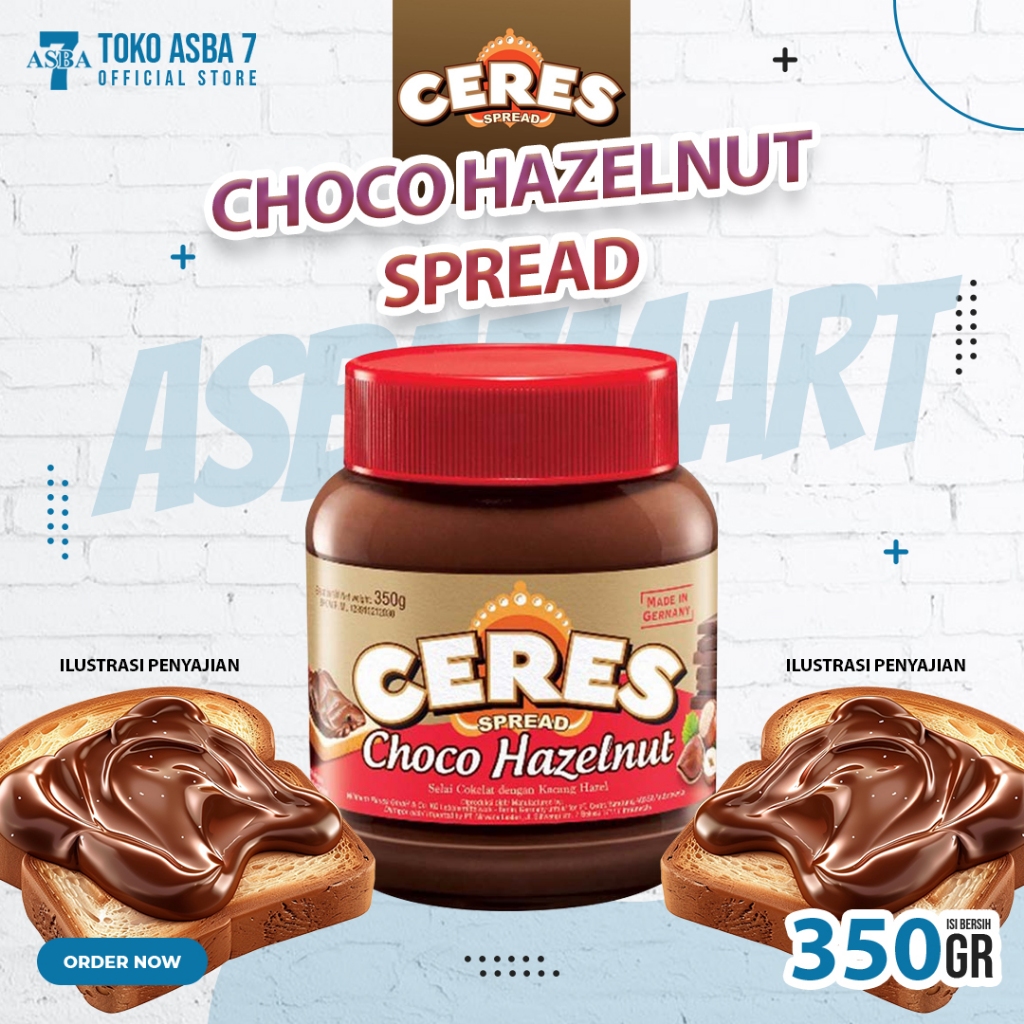 

CERES SPREAD CHOCO HAZELNUT 350G