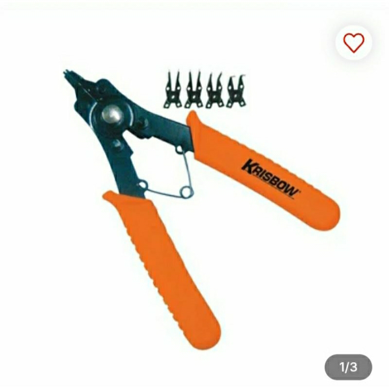 Krisbow Set Tang Snap Ring 4 In 1