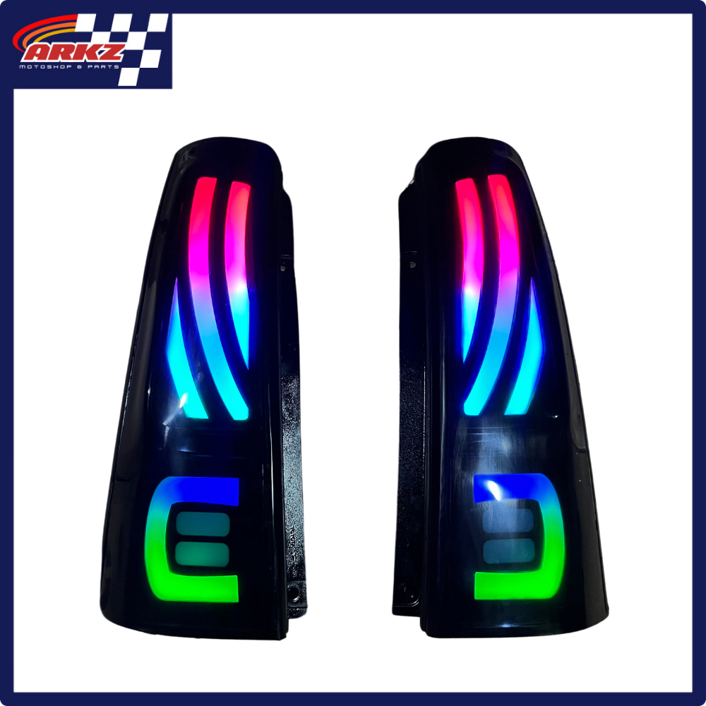 Stoplamp Custom RGB Avanza Xenia Lama 2005-2010 Running Sein Matrix Paddlepop Remote Aplikasi