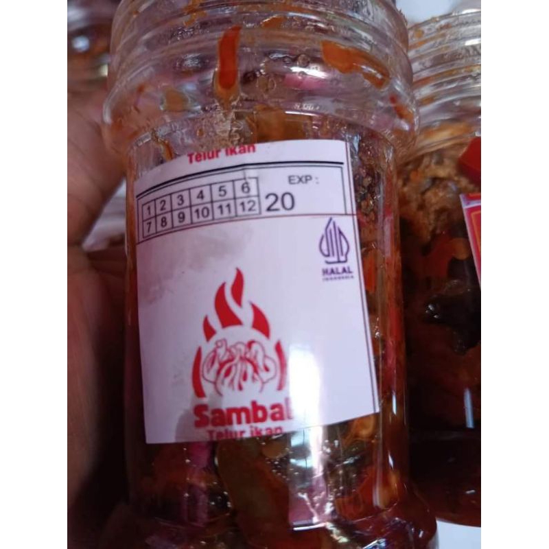 

Sambal telur ikan kemasan botol 150 ml