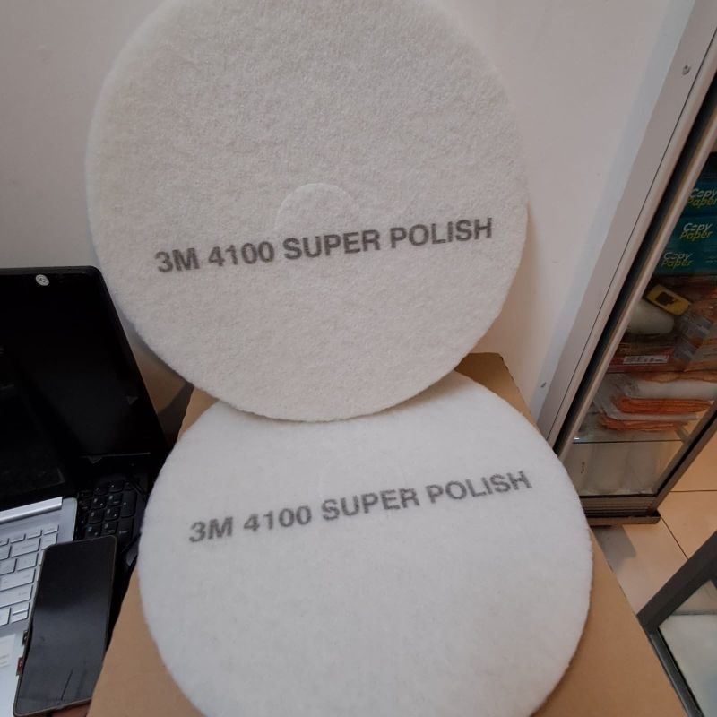3M Buferpad 4100 Super Polish Warna Putih