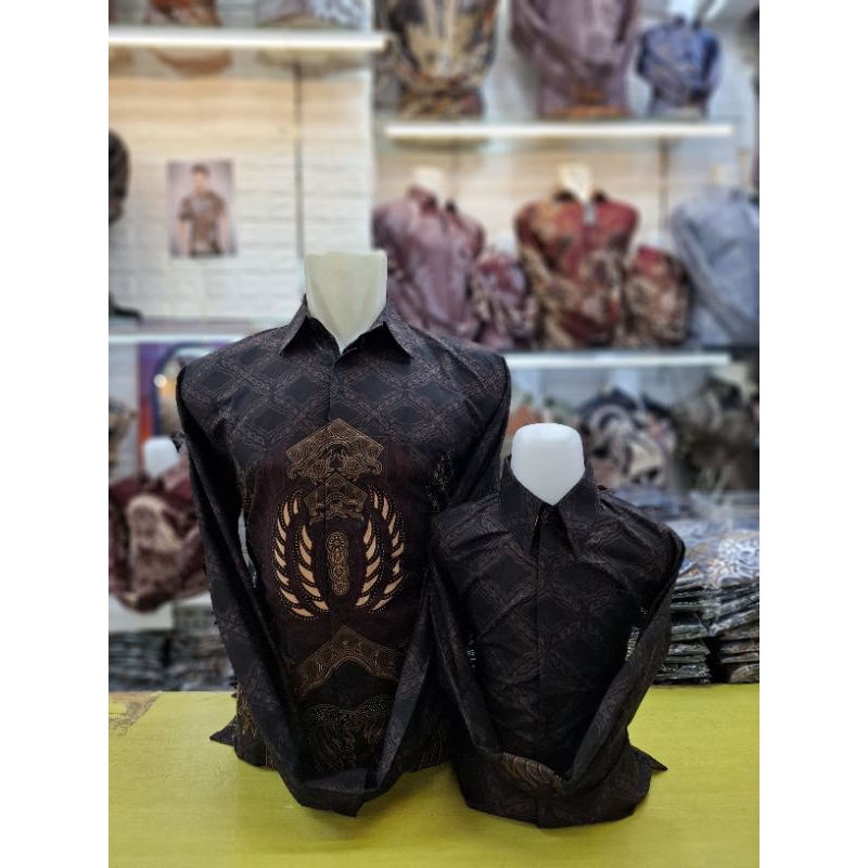 BatikPrinting 40s soloan #Kencana Couple Bapak Anak