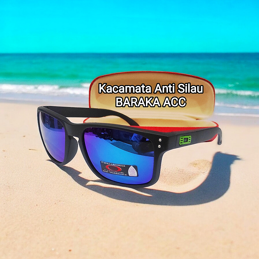 Kacamata Gaya Fashion Pria Keren Baraka Acc Anti Silau Free Box & Lap Berkwalitas Baik