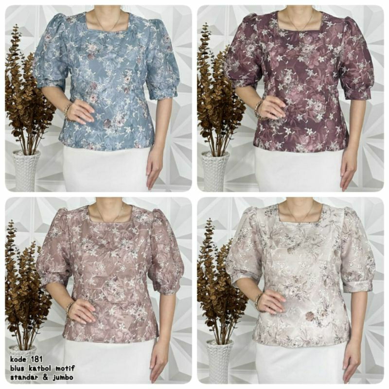 blus katun bolong standar dan jumbo