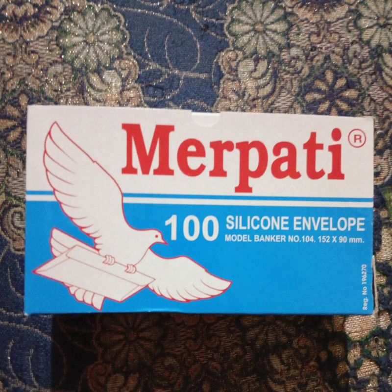

AMPLOP MERPATI MODEL BANKER 152 X 90 mm