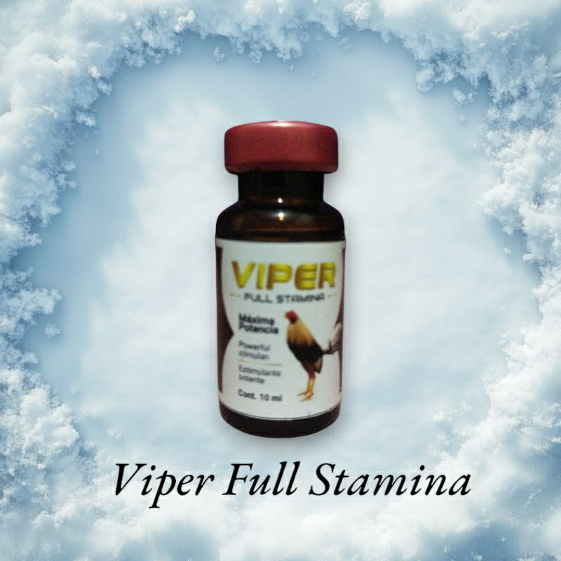 Viper Full Stamina Injeksi untuk Doping Ayam Aduan Suntik Taji Pisau Philipin