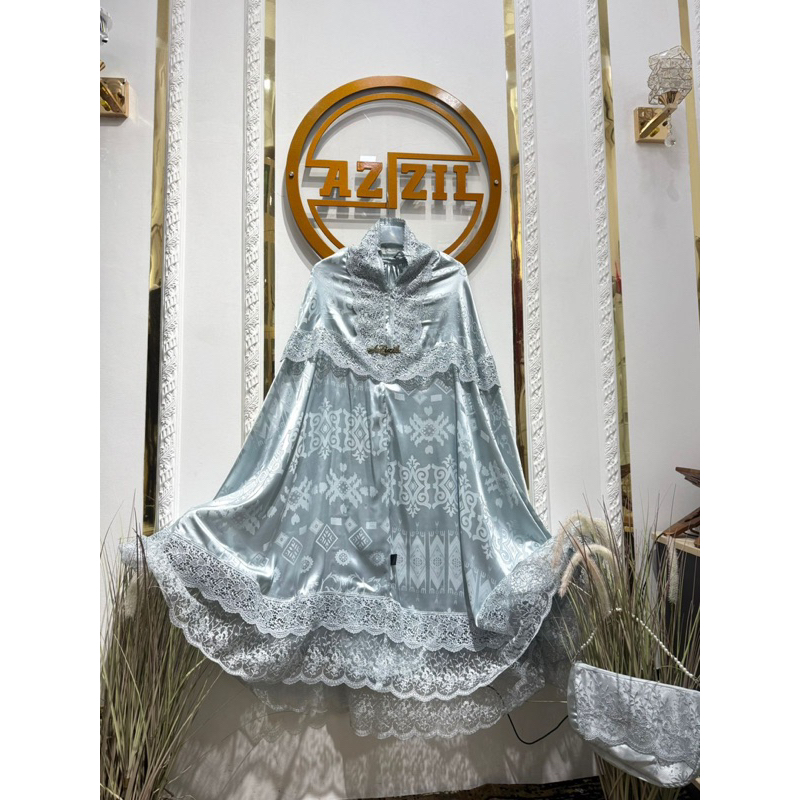 Mukenah Azizil Jaguar Renda Kalung