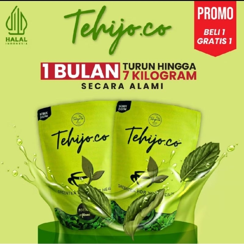 

TEH HIJAU promo teh hijau teh diet teh pelangsing halal BPOM original