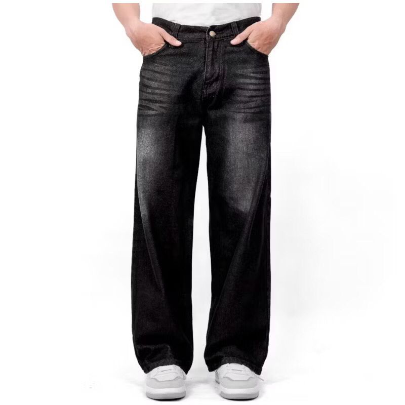(UNISEX) Highwaist Oversize Baggy Loose Weekend Jeans KOREAN BAGGY STRAIGHT JEANS