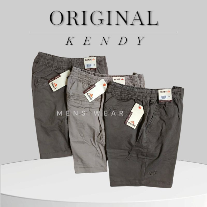 CELANA KENDY PENDEK PRIA PINGGANG KARET ORIGINAL PREMIUM