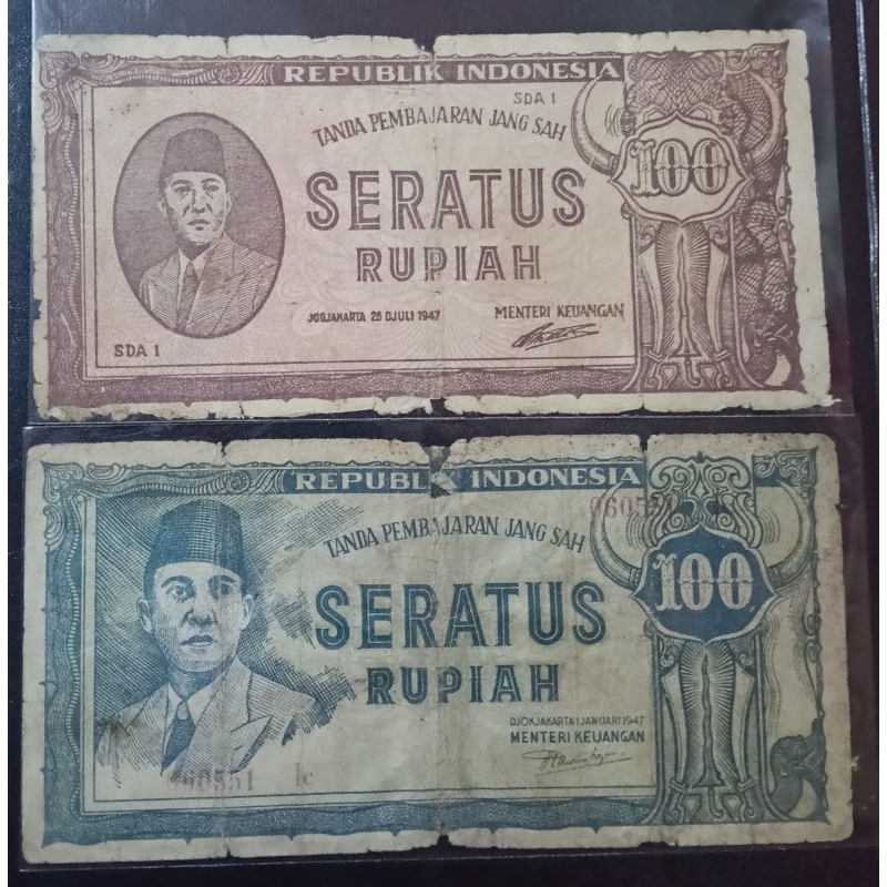 Uang Lawas Indonesia Orida Presiden Soekarno Original Asli Langka