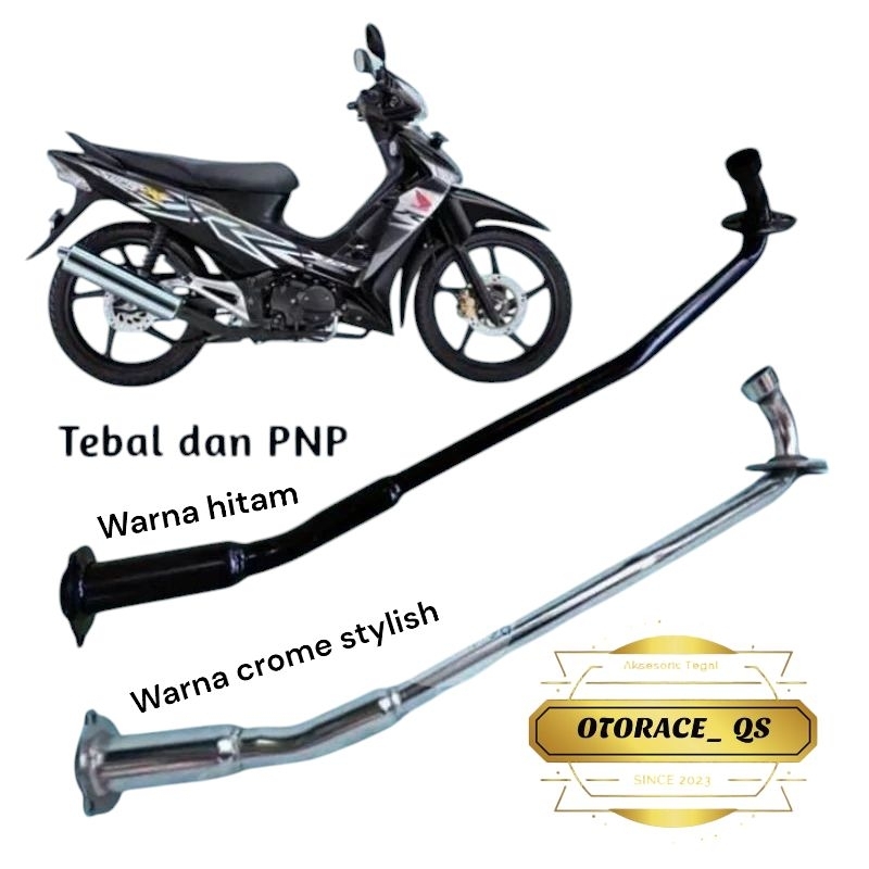 LEHER KNALPOT SUPRA X 125 STANDAR ORIGINAL