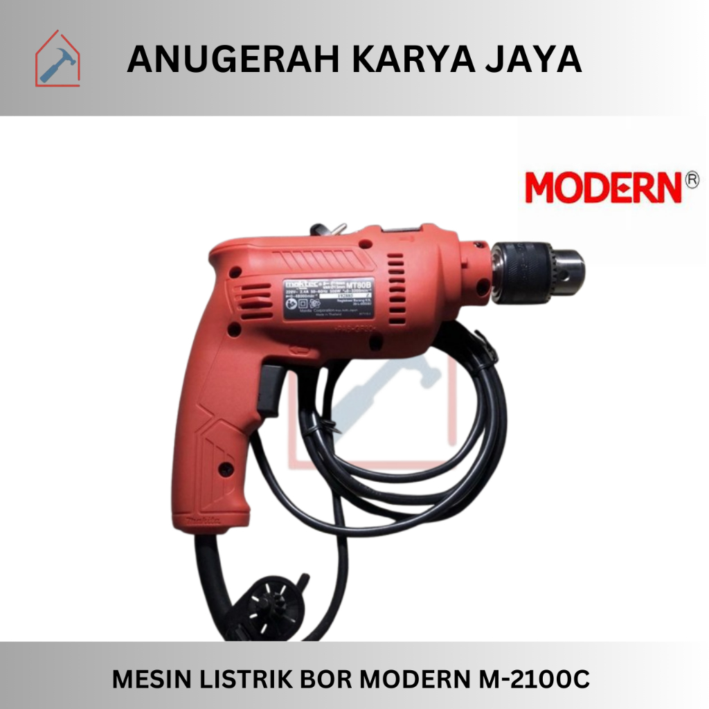 MESIN LISTRIK BOR MODERN M-2100C