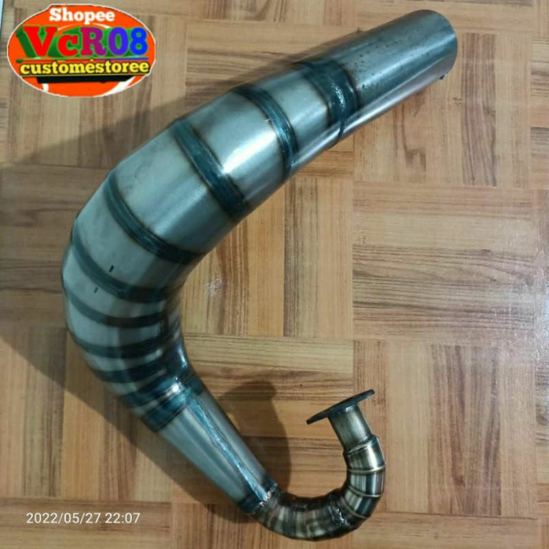 exhaust mini gp 63cc right engine/x5 left engine/ 50cc mini gp