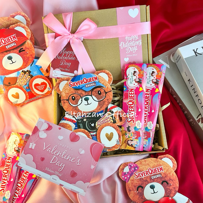 

HAMPERS COKELAT SILVERQUEEN GIFT BOX SPECIAL VALENTINE HADIAH ULANG TAHUN BIRTHDAY KADO WISUDA