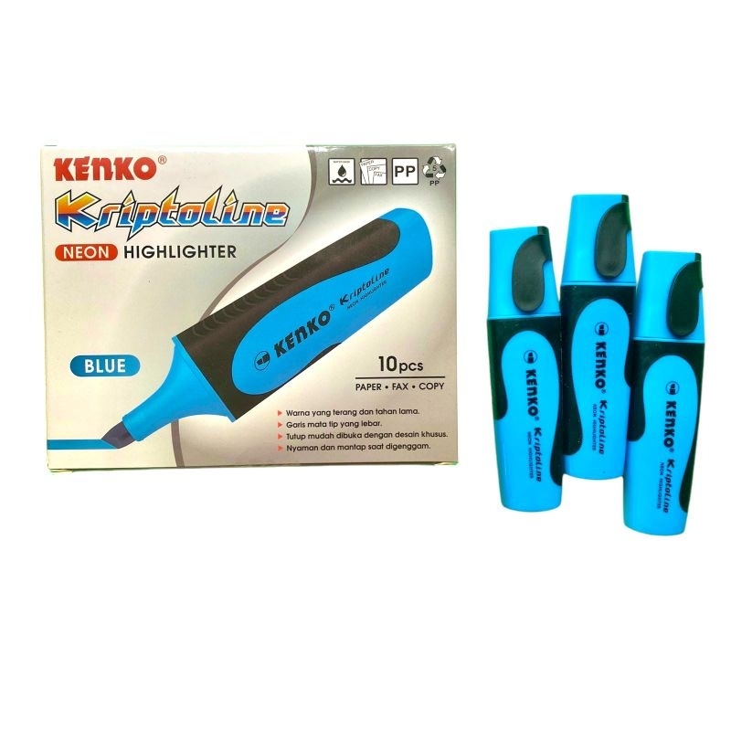 

STABILLO/HIGHLIHTER KRIPTOLINE KENKO BIRU