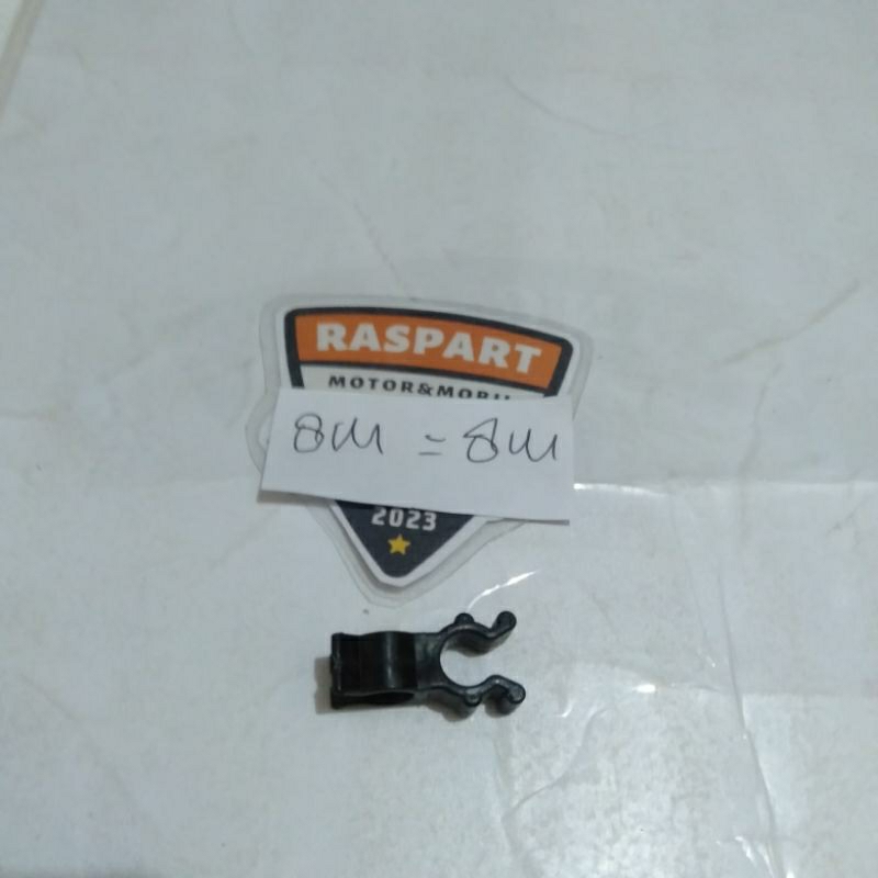 Plastik klem kecil kabel kabel busi Selang Selang Pipa dll Lubang 2 Silang diameter 8m=8m mobil Univ