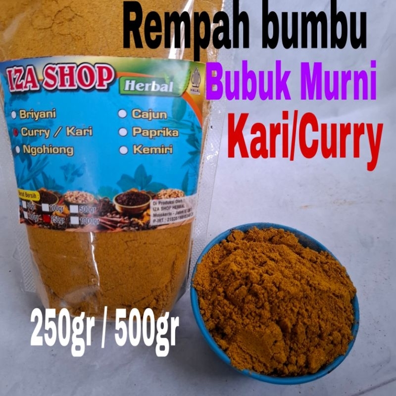 

Rempah Bumbu Kari / Bubuk Murni Curry 500gr