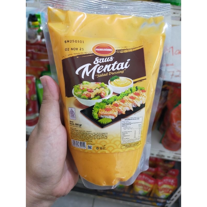 

PRIMA AGUNG SAOS MENTAI 500G