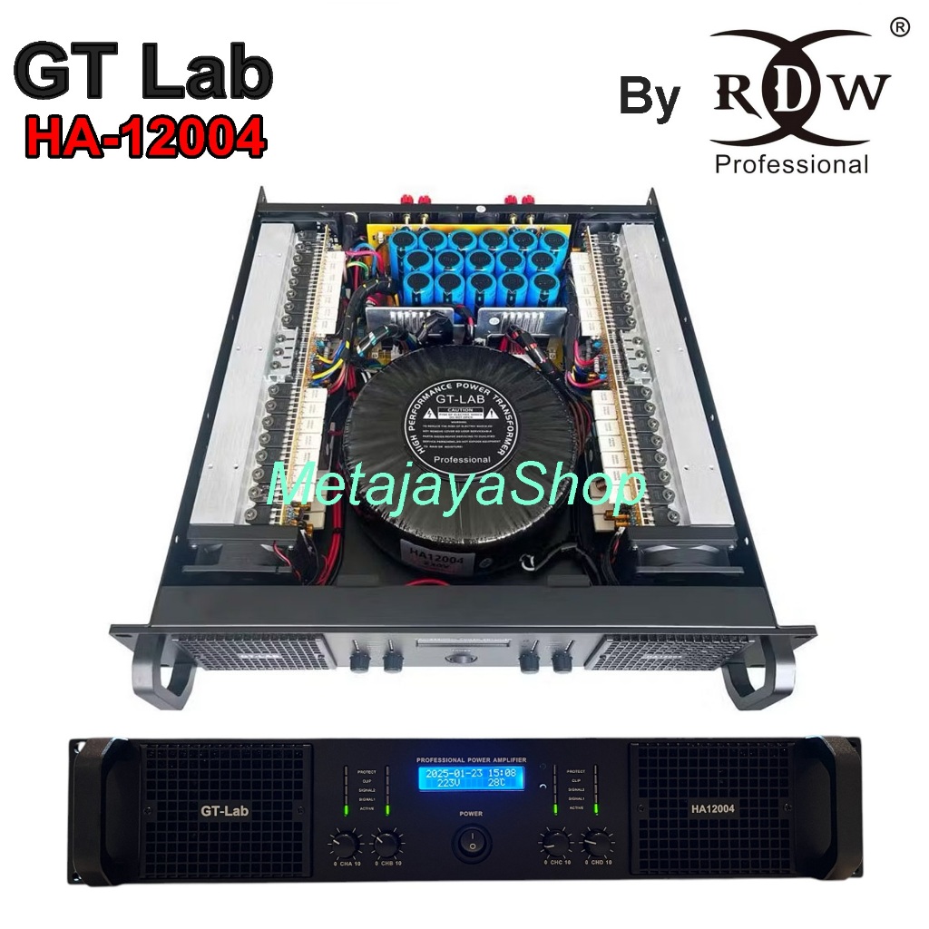 Power Gtlab GT Lab HA-12004 Power Amplyfier gtlab ha12004 original Garansi Resmi