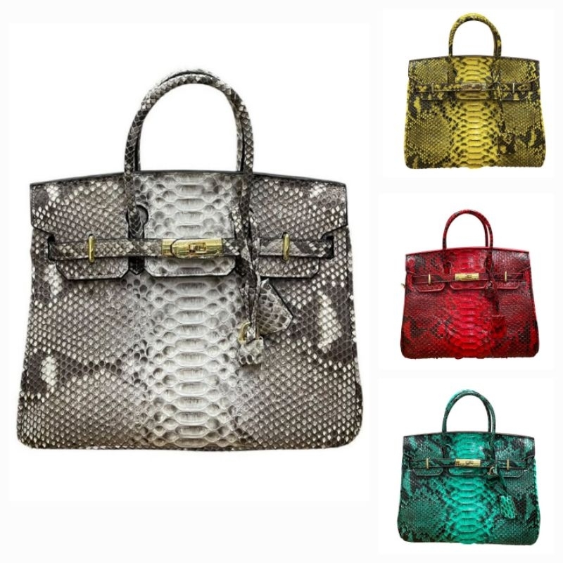 Tas Wanita Kulit Ular Asli Phyton BK 30 Premium Korea Akseoris