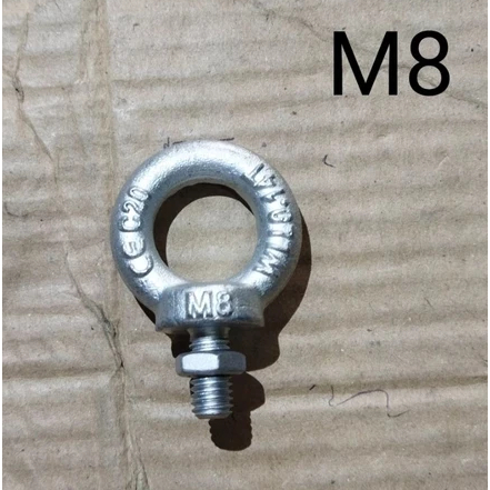 eye bolt m8 dengan mur