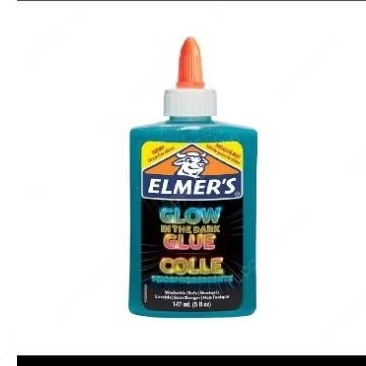 

elmers glue glow in the dark biru 147ml/ lem menyala dalam gelap