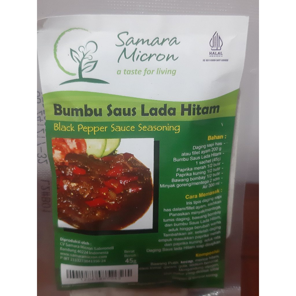 

Bumbu Saos Lada Hitam