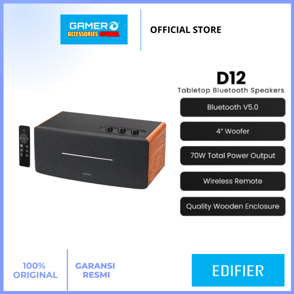 EDIFIER D12 Tabletop Bluetooth Speaker Wireless