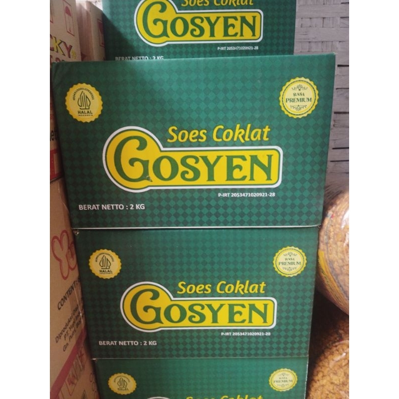 

(bisa COD) 2kg soes coklat gosyen
