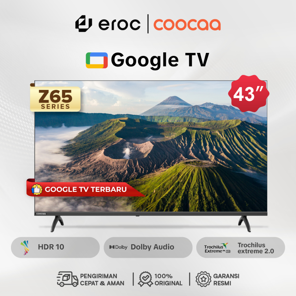 COOCAA 43 inch GOOGLE TV-2K LED-TV (COOCAA 43Z65)