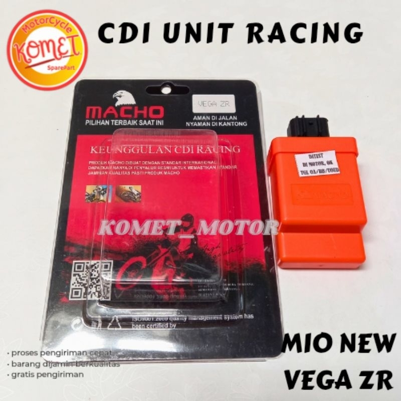 [KOMET] CDI RACING NO LIMIT VEGA ZR/MIO NEW SPORTY/SMILE/JUPITER Z NEW ROBOT [MACHO]