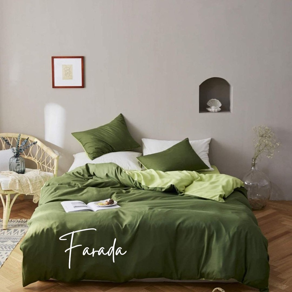 BEDCOVER AESTHETIC BEDCOVER ONLY TANPA SPREI [FARADA]