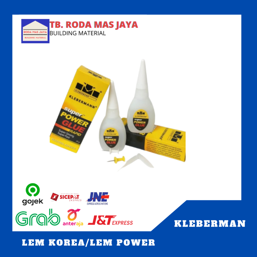 

KLEBERMANN SUPER POWER GLUE - LEM CA AKRILIK "LEM KOREA