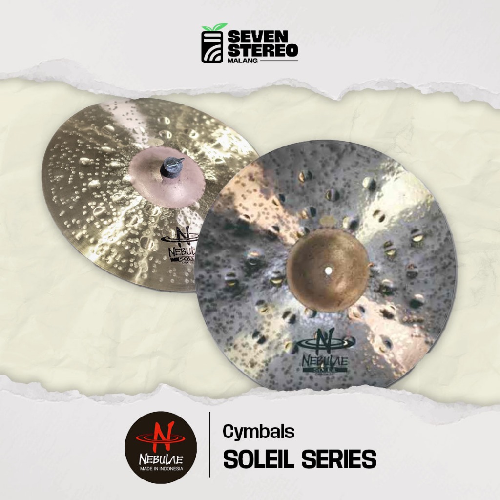 Nebulae Soleil Crash Cymbal Simbal Drum Cymbals